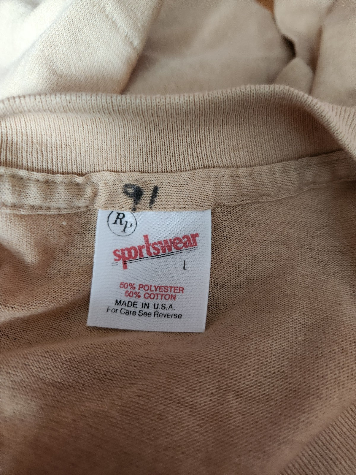 90s Tan Boy Scouts Wood Badge Tee