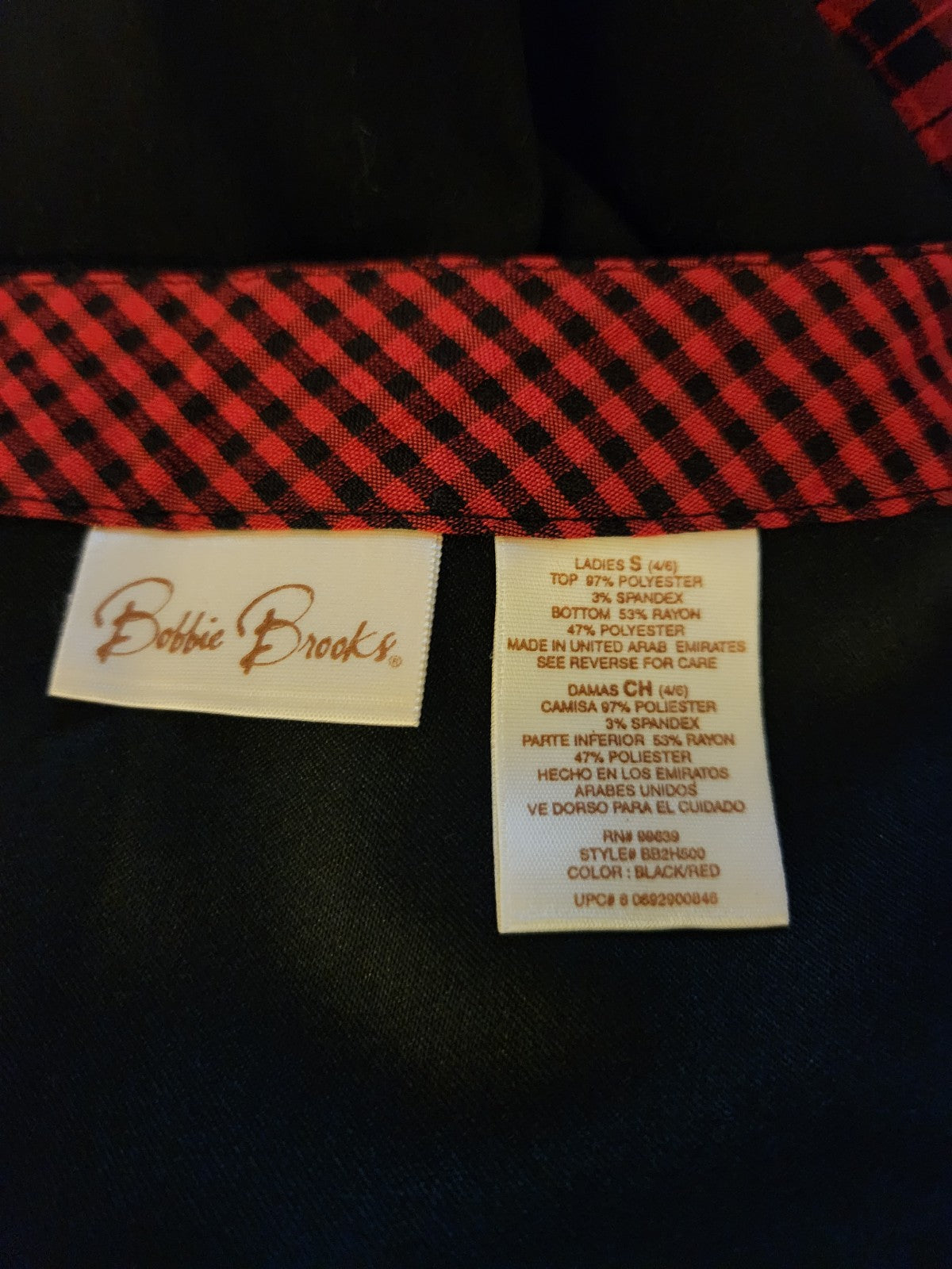 Red and Black Plaid Christmas Jumper Dress