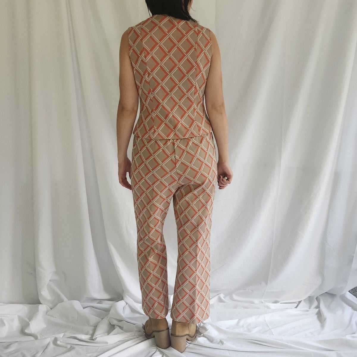 70s Tan and Orange Leisure Set