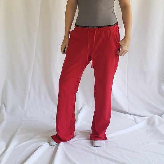 Y2K Red Baggy Pants