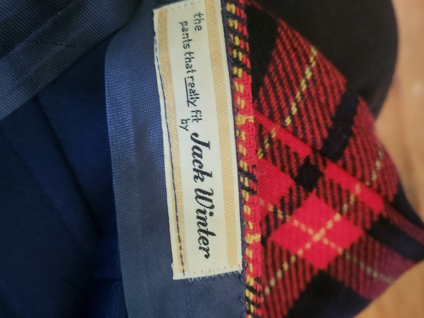 70s Red Plaid Shorts