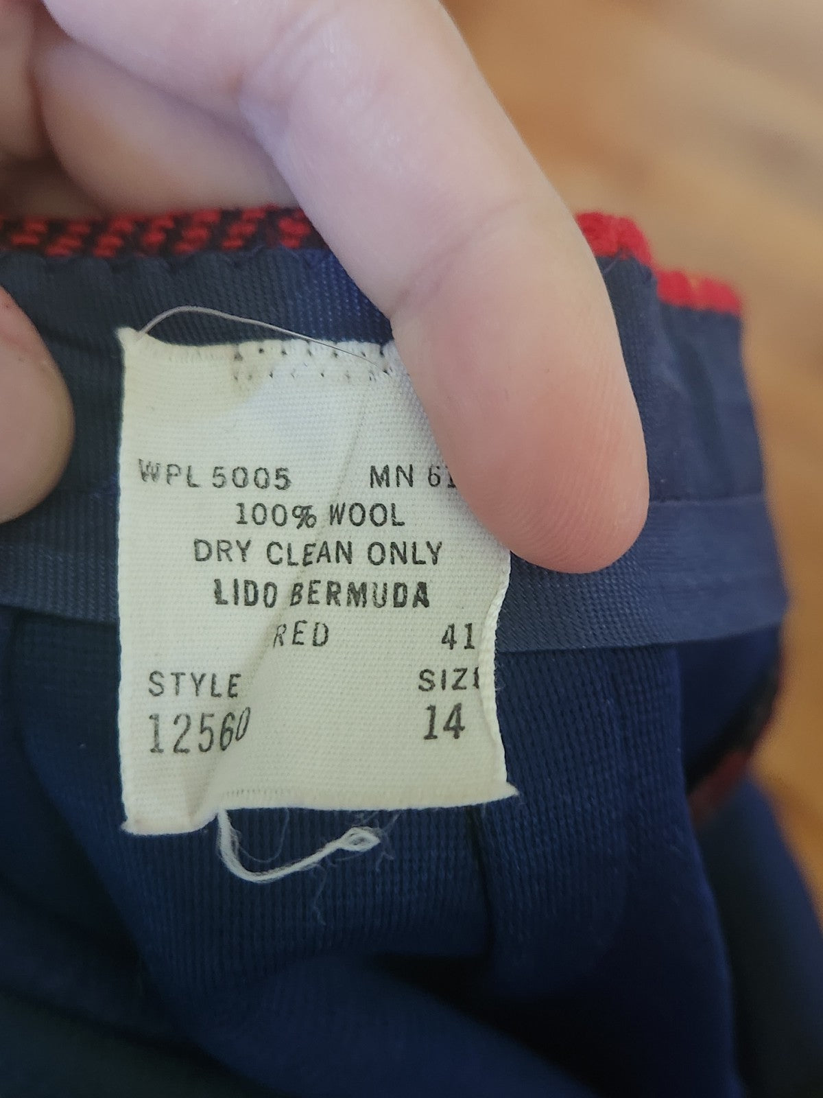 70s Red Plaid Shorts