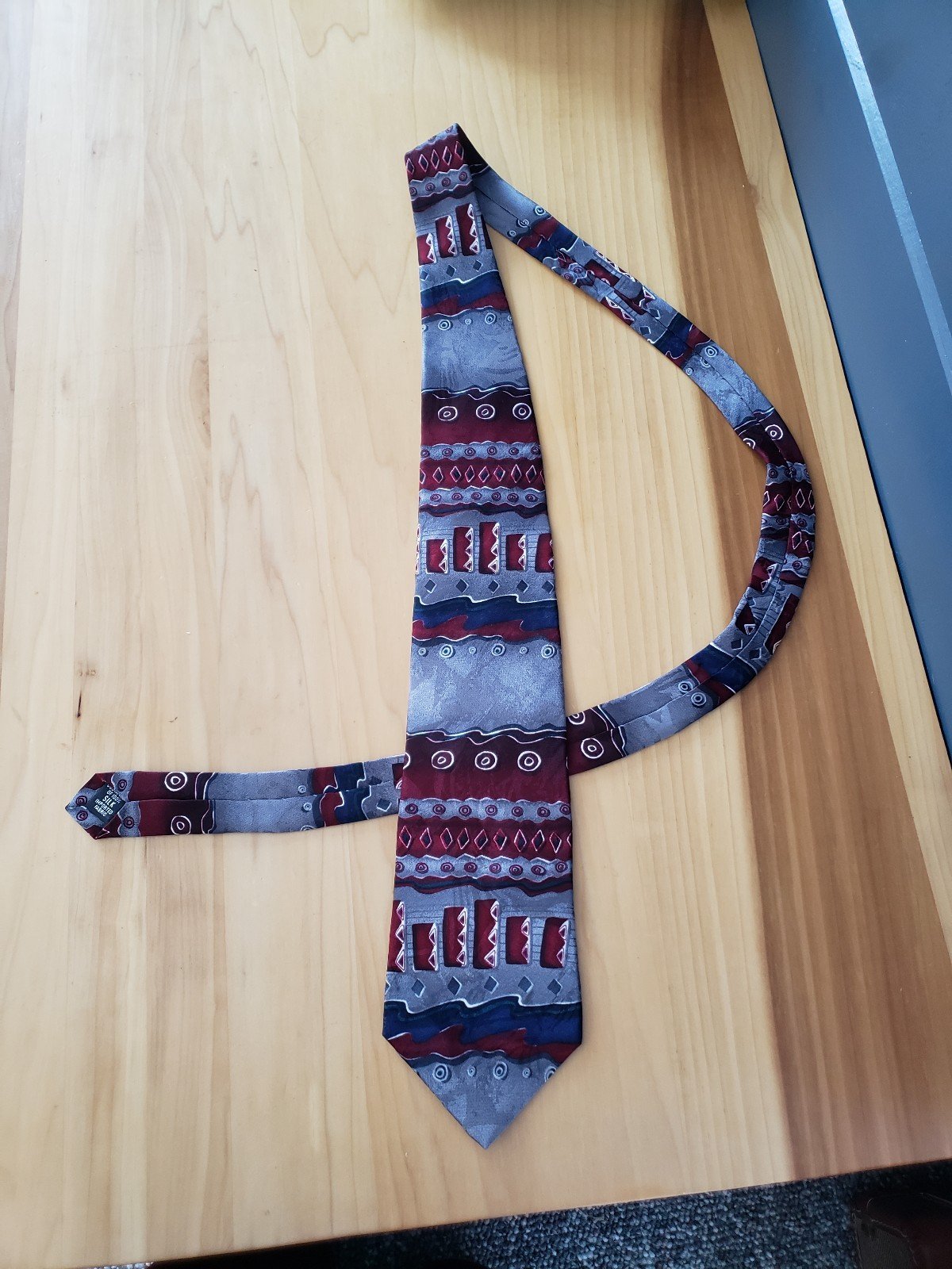 Vintage Ettiene Aigner Gray, Red, and Blue