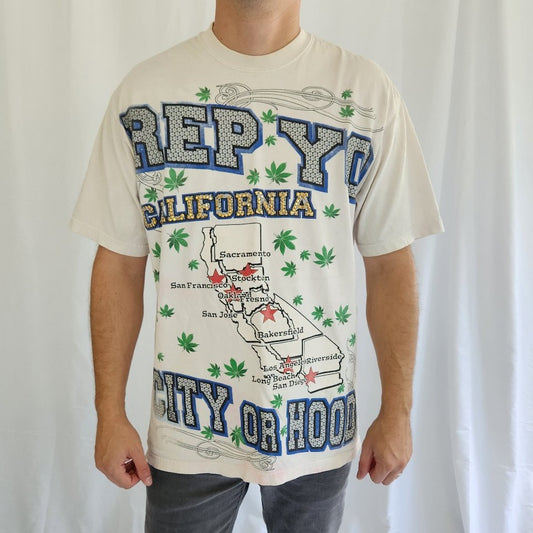 90s California City or Hood Tee