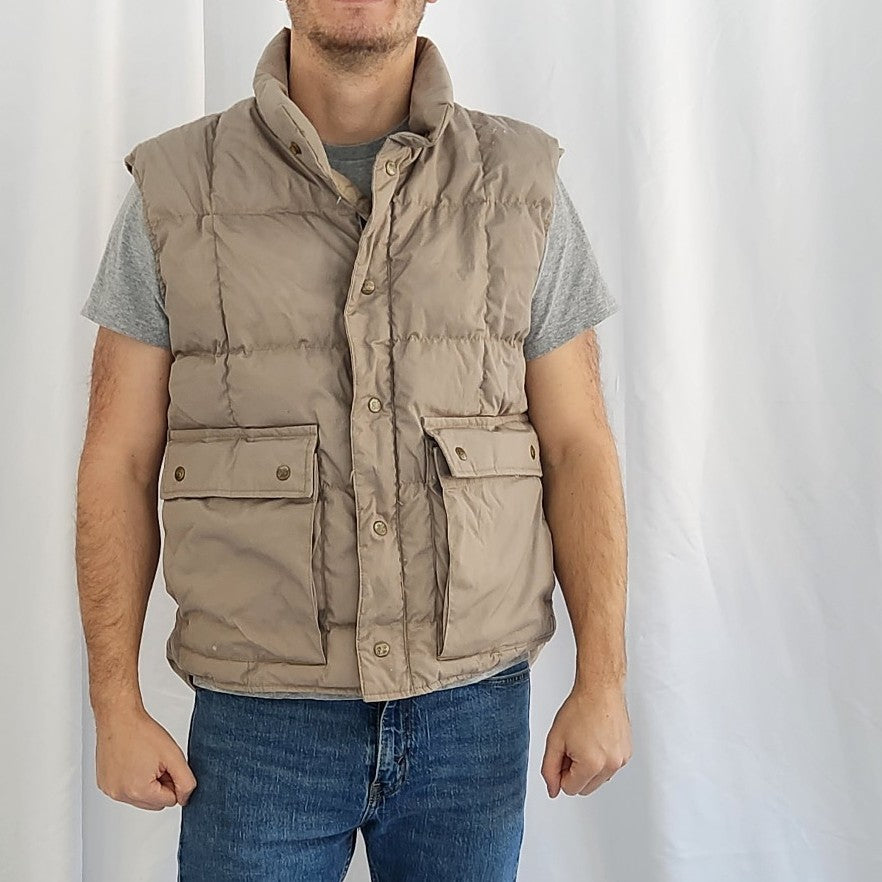 90s Eddie Bauer Down Filled Hunting/fishing Vest