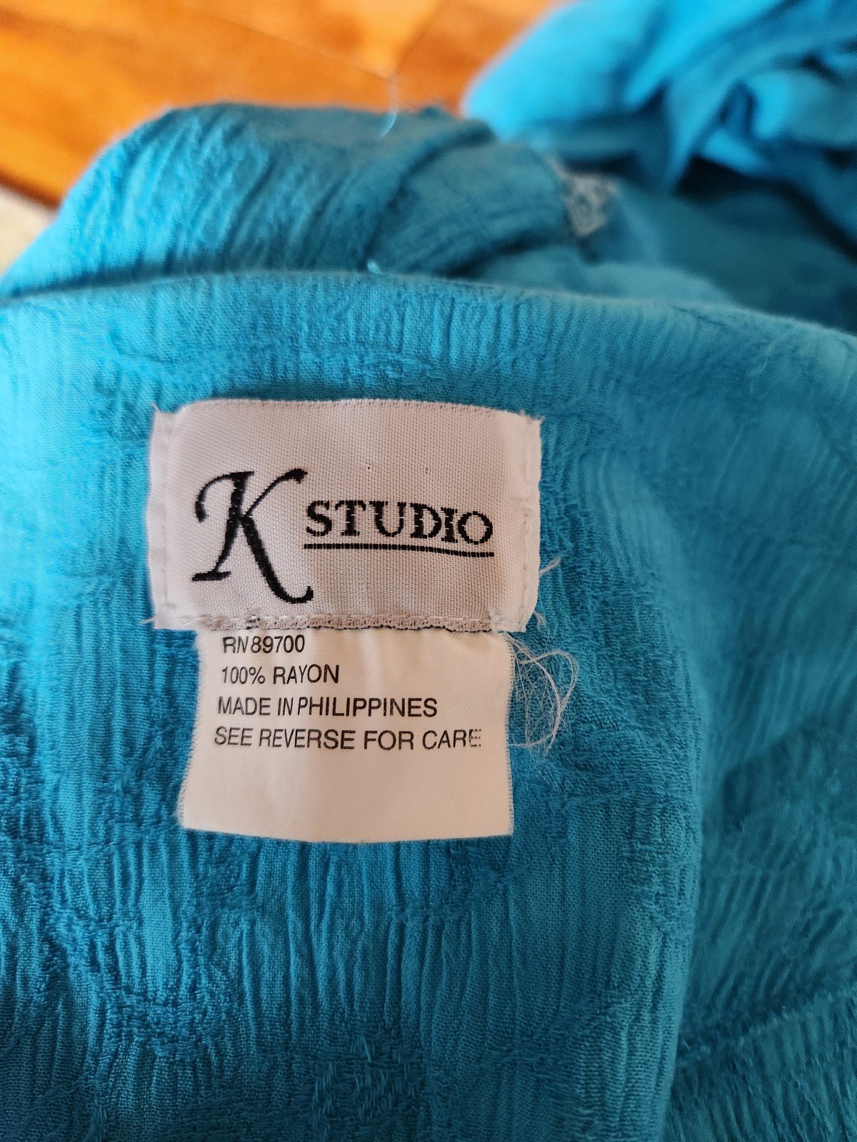 90s Blue Rayon Dress and Top Set