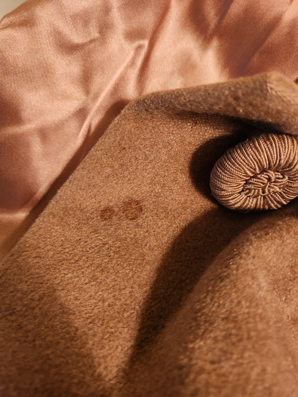 60s Wool Coat with Mink Collar