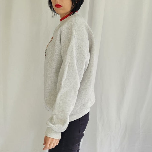 90s/00s Snowman Theme Crewneck Sweatshirt