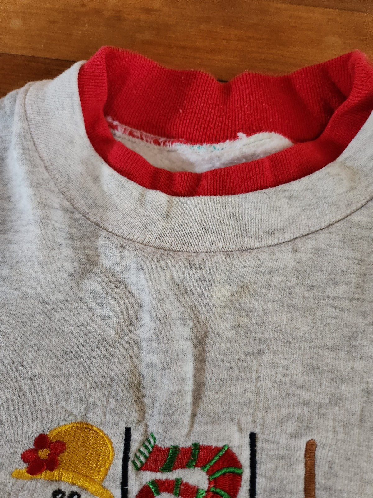 90s/00s Snowman Theme Crewneck Sweatshirt