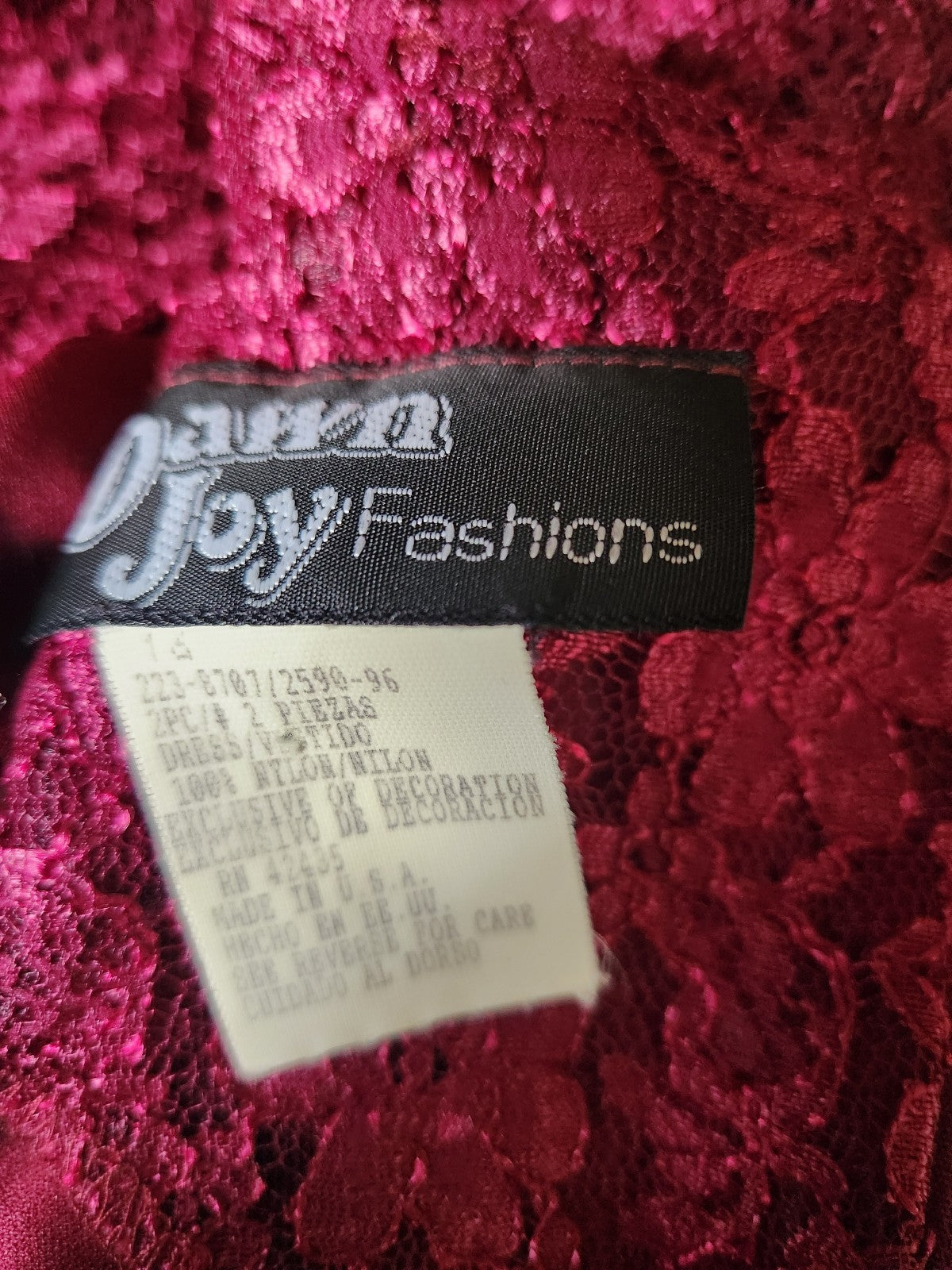 90s Pink Lace Whimsigoth Midi Dress