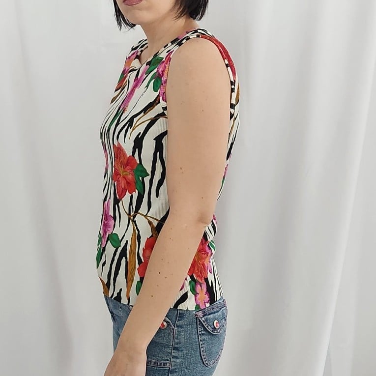Y2K Floral Tank Top
