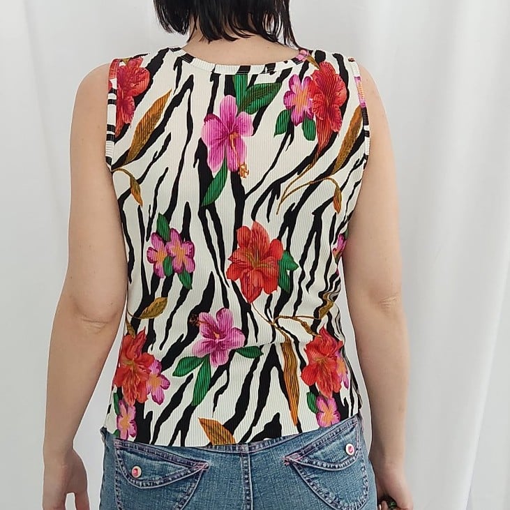 Y2K Floral Tank Top