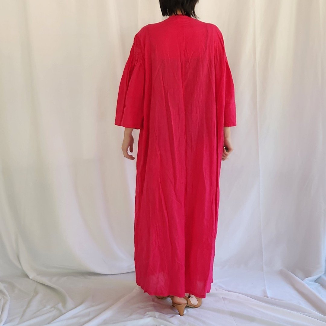 70s Fuschia Caftan