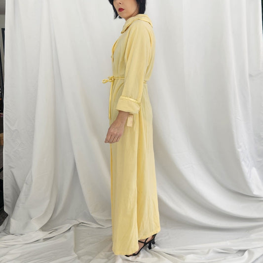 80s Deadstock Yellow Robe