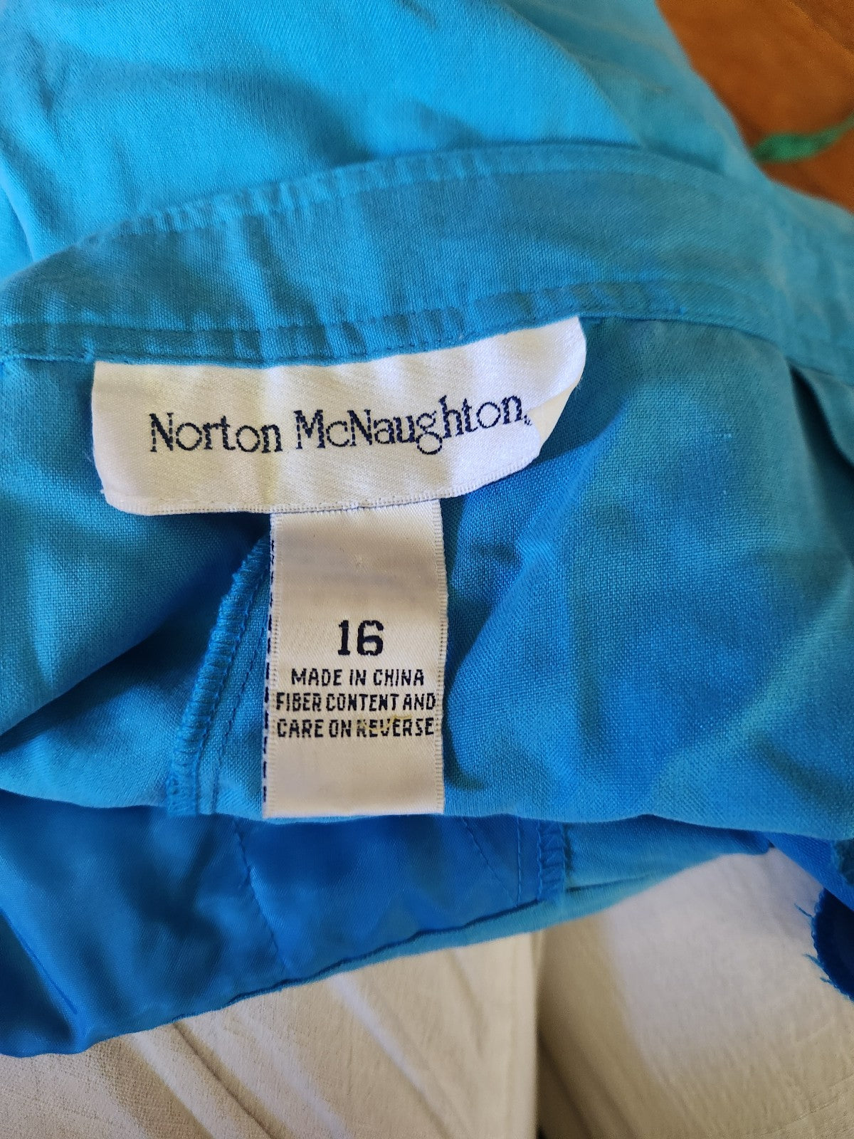 90s Bright Blue Silk Pants