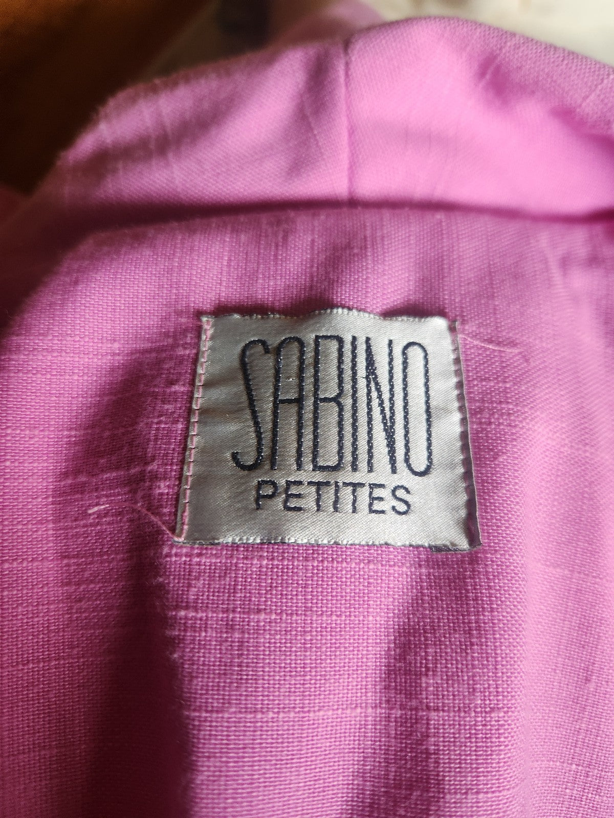 80s/90s Pinky Purple and White Work Dress