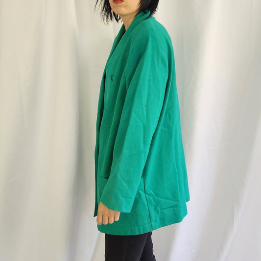 80s Teal Blazer