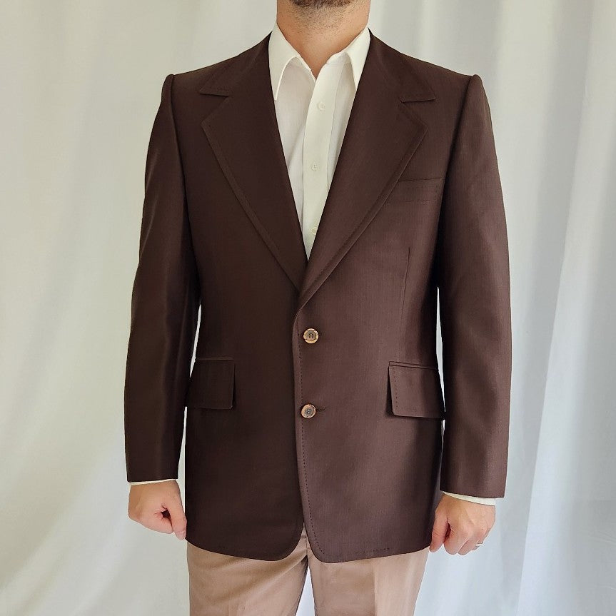 60s Brown Blazer