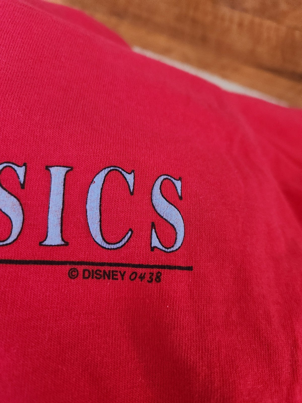 90s Disney Mickey and Minnie Red Tee