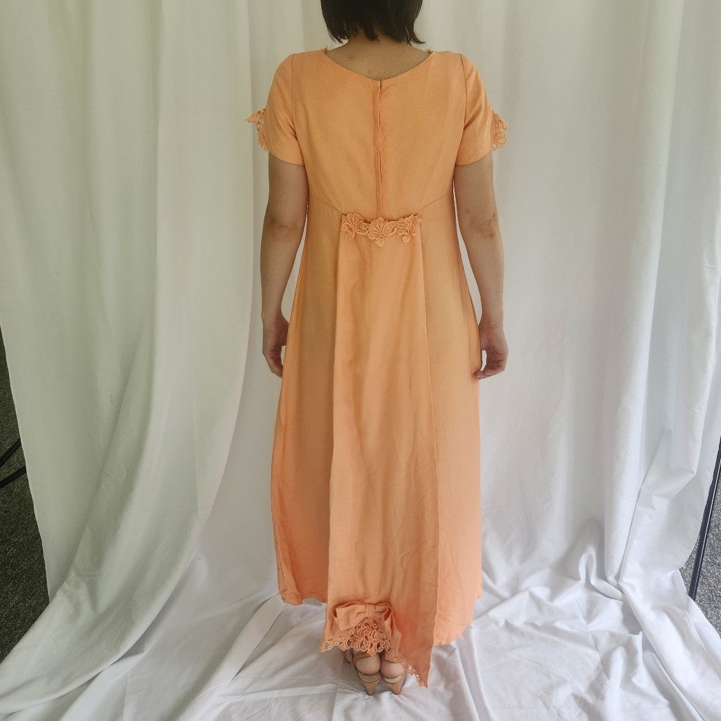 60s Coral Bridesmaid Dress