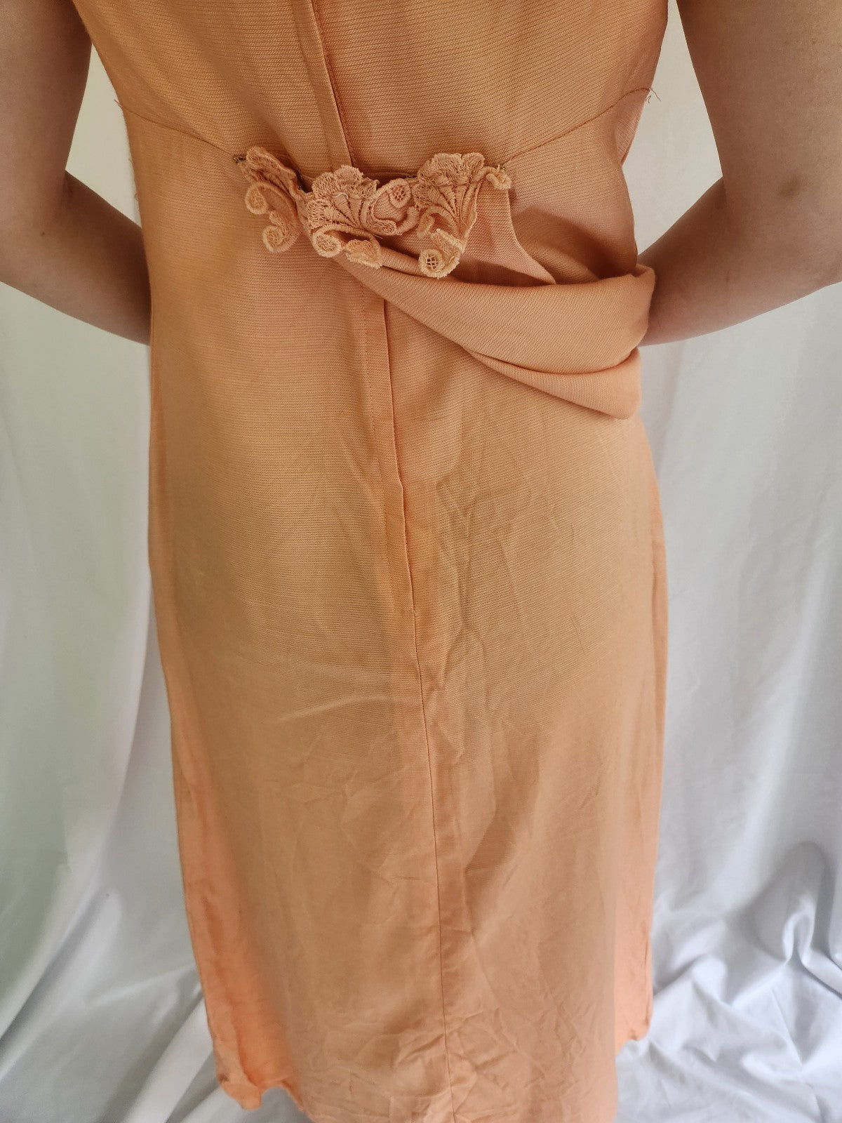 60s Coral Bridesmaid Dress