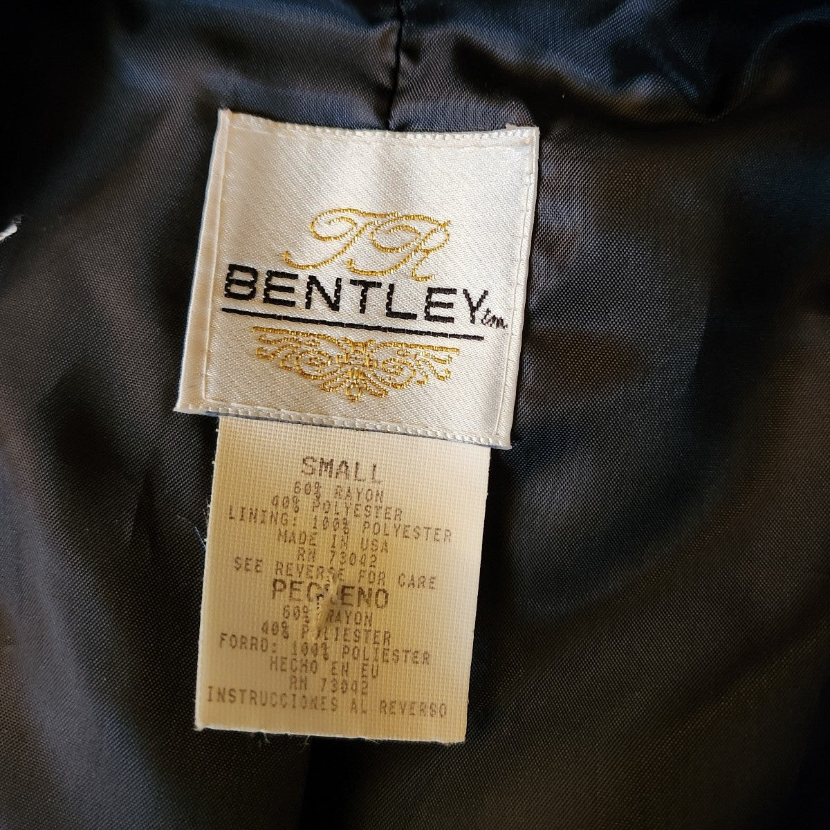 90s Black and White Plaid Zip Up Blazer