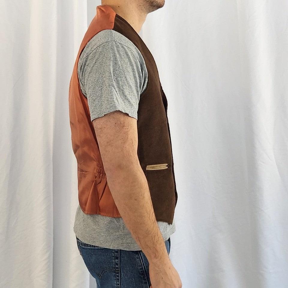 70s/80s Brown Corduroy Vest