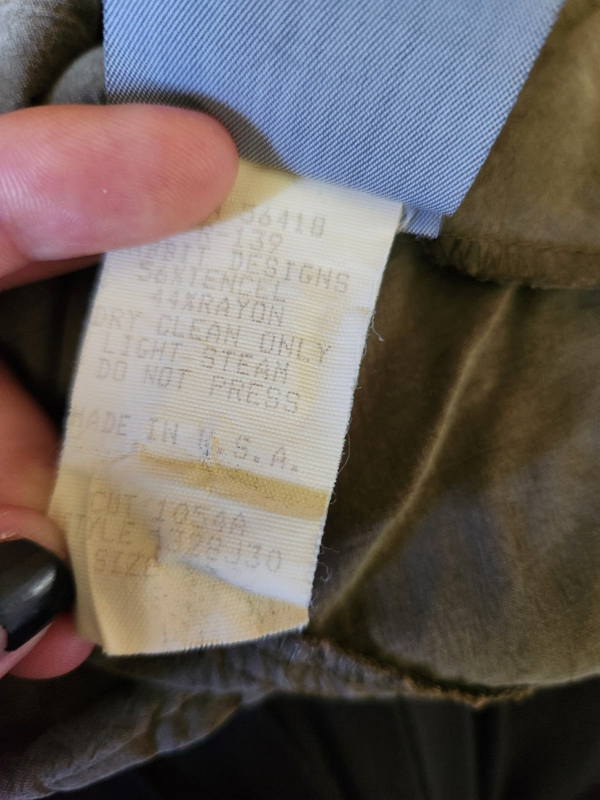 90s Olive Green Cropped Sleeveless Top