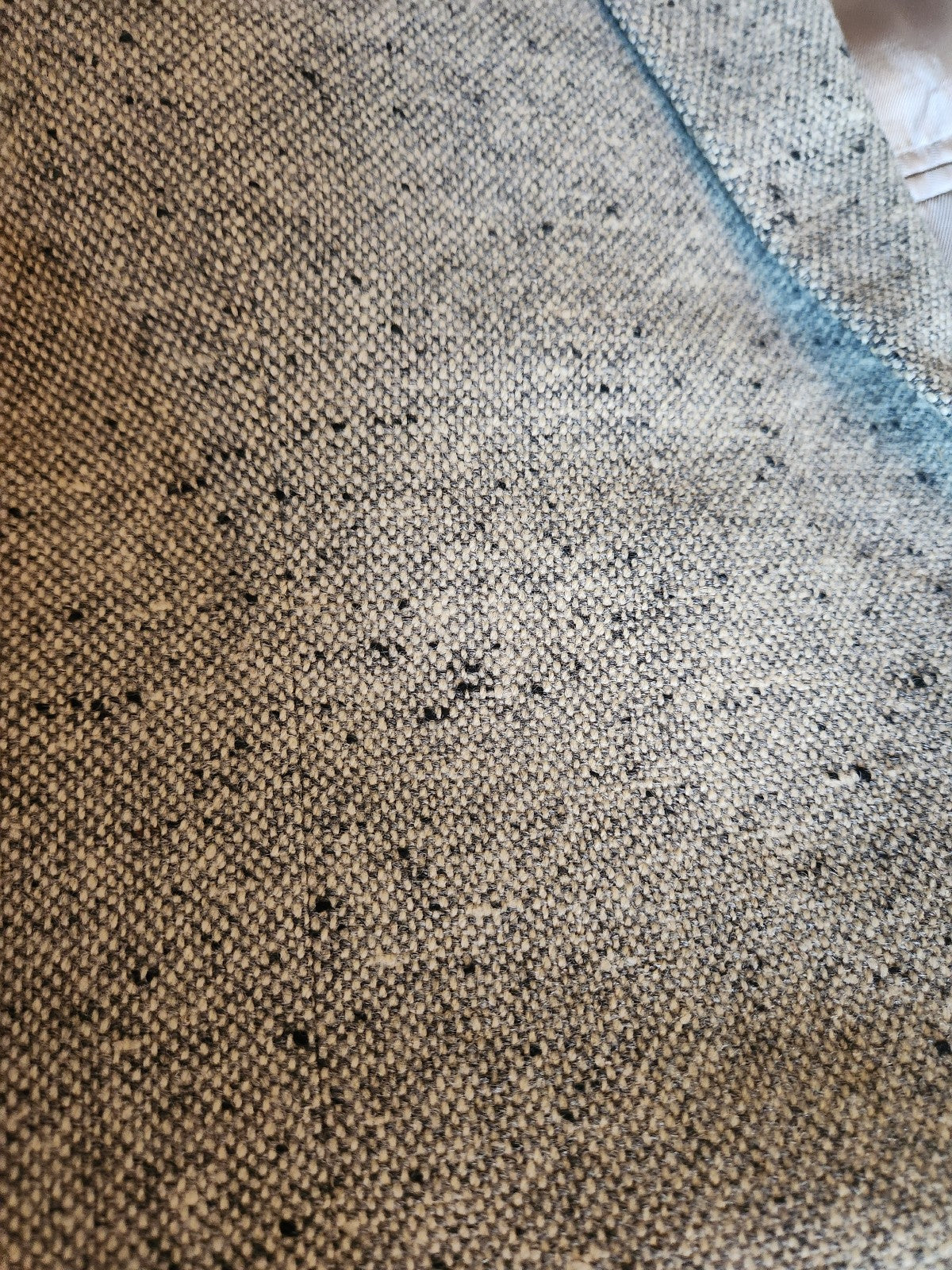 60s Cream and Black Wool Blazer