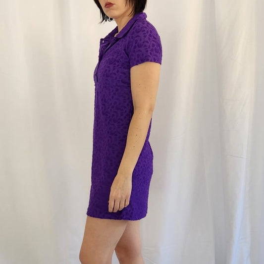 Y2K Does 60s Purple Minidress