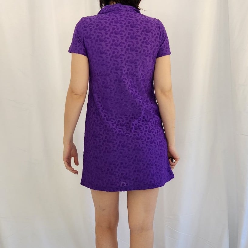 Y2K Does 60s Purple Minidress