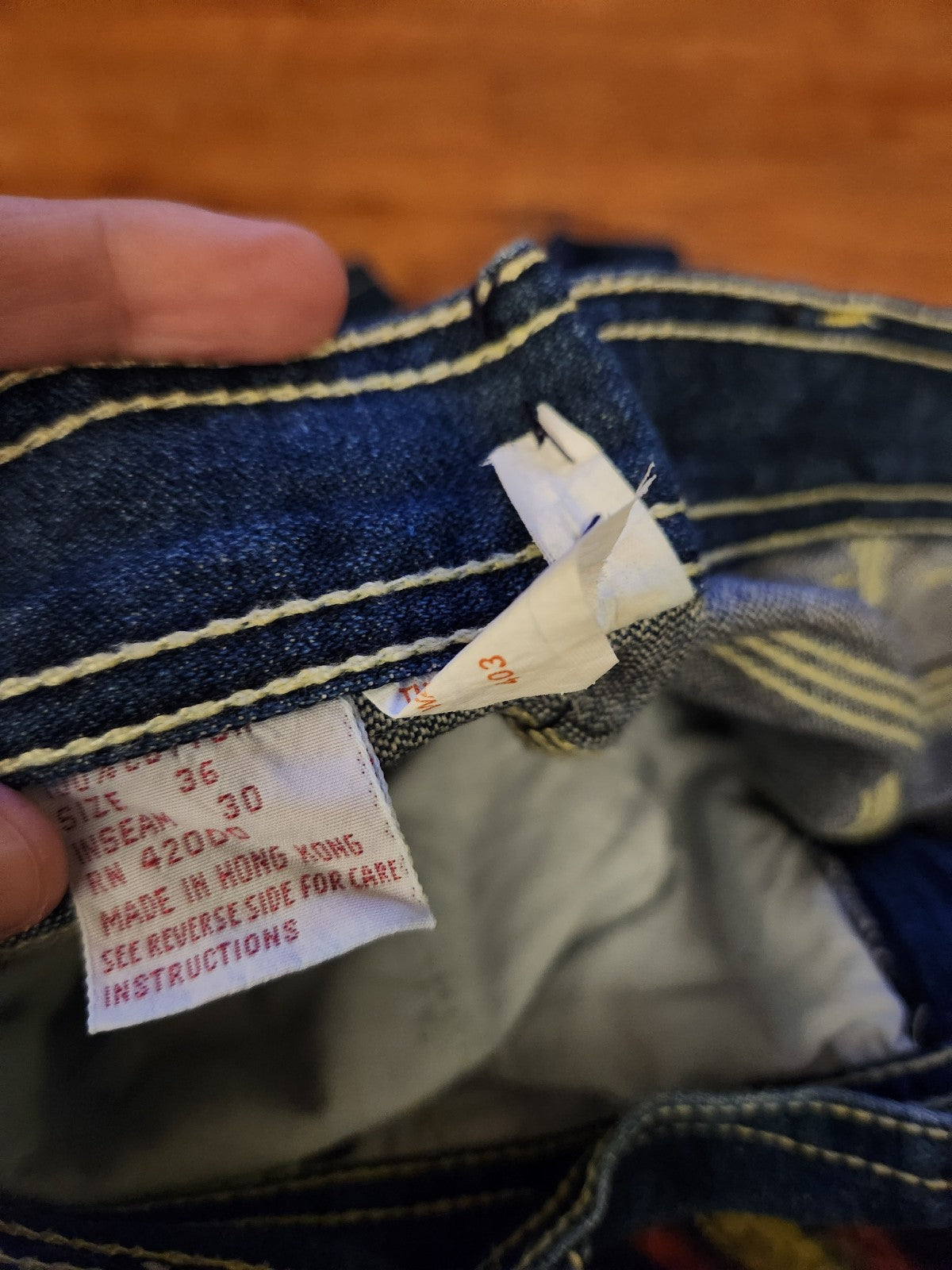 80s Straight Leg Classic Blue Jeans