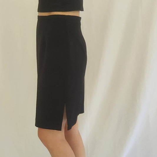 Y2K Black Pencil Skirt