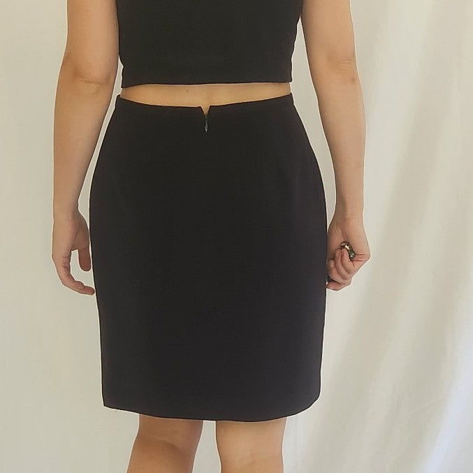 Y2K Black Pencil Skirt