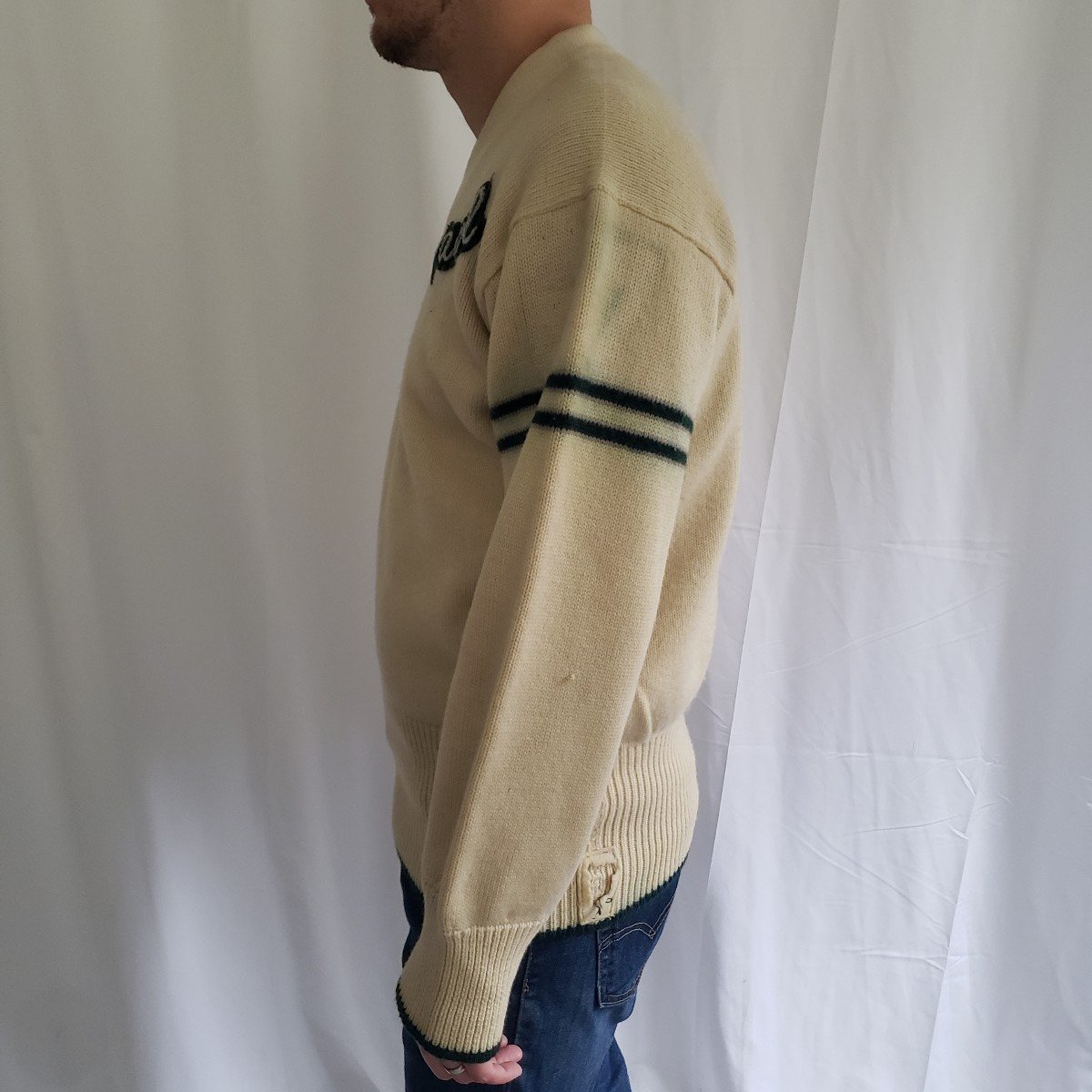 50s/60s High School Wool Sweater