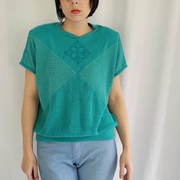 80s Teal Shirt