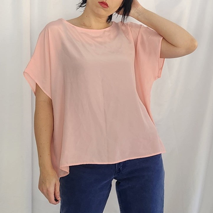 80s Boxy Pink Shirt