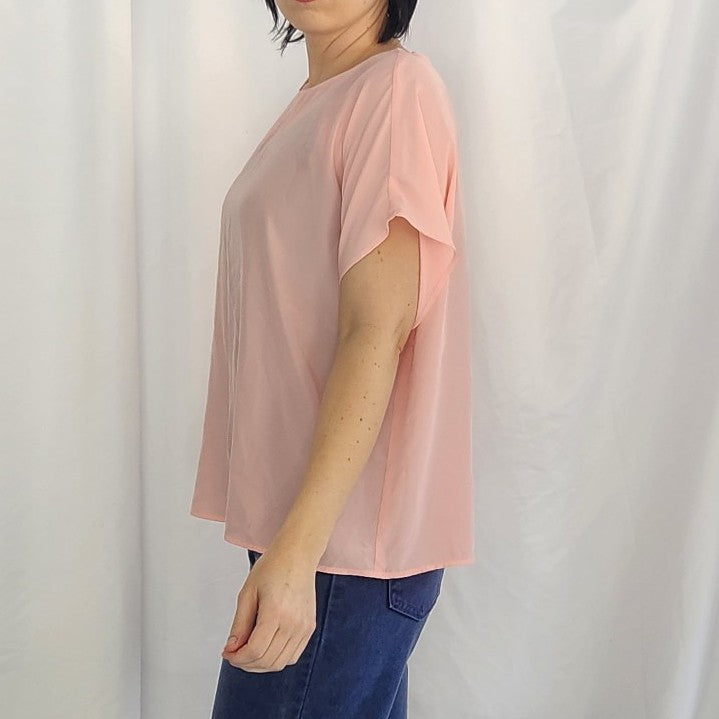 80s Boxy Pink Shirt