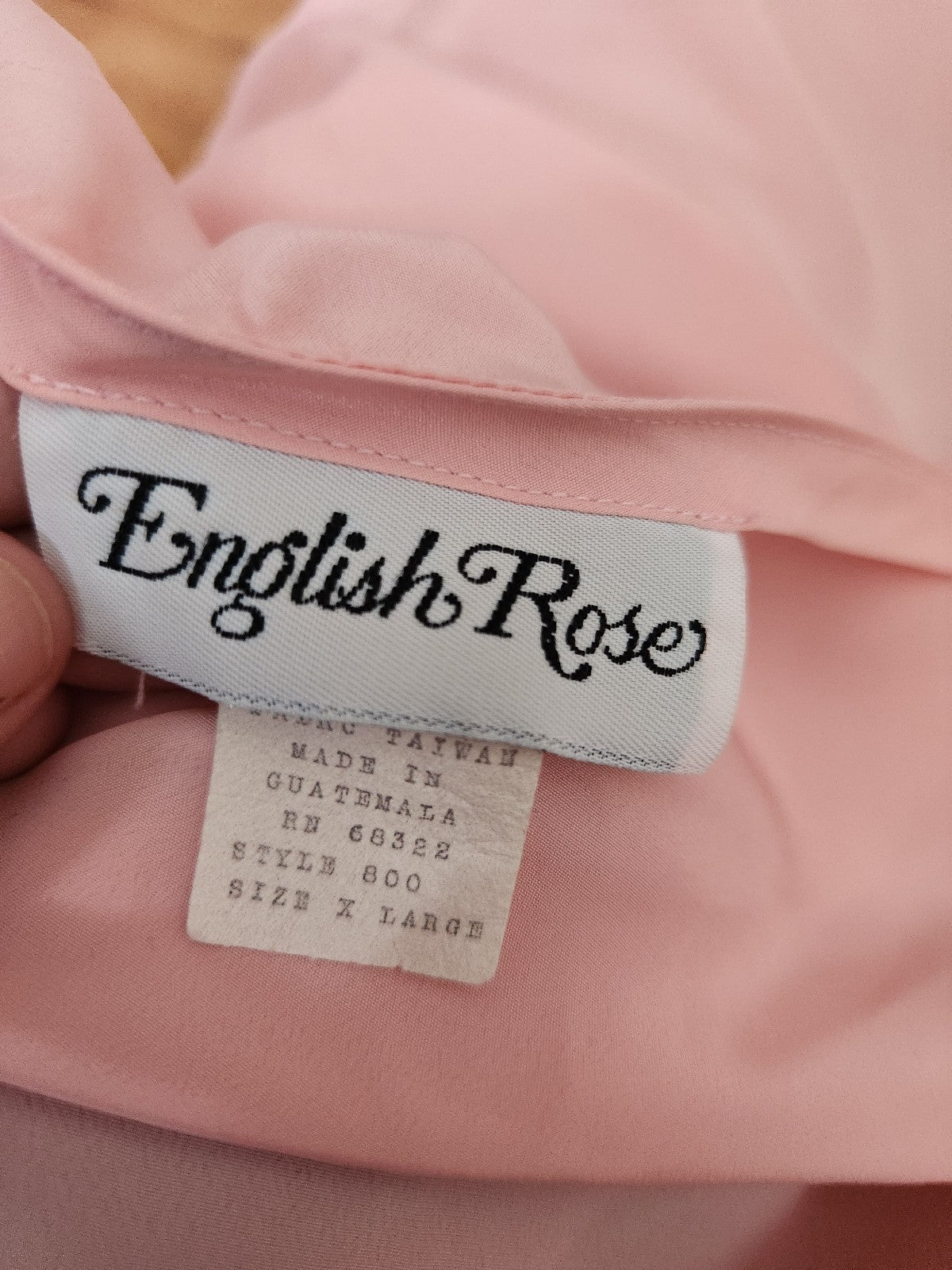 80s Boxy Pink Shirt