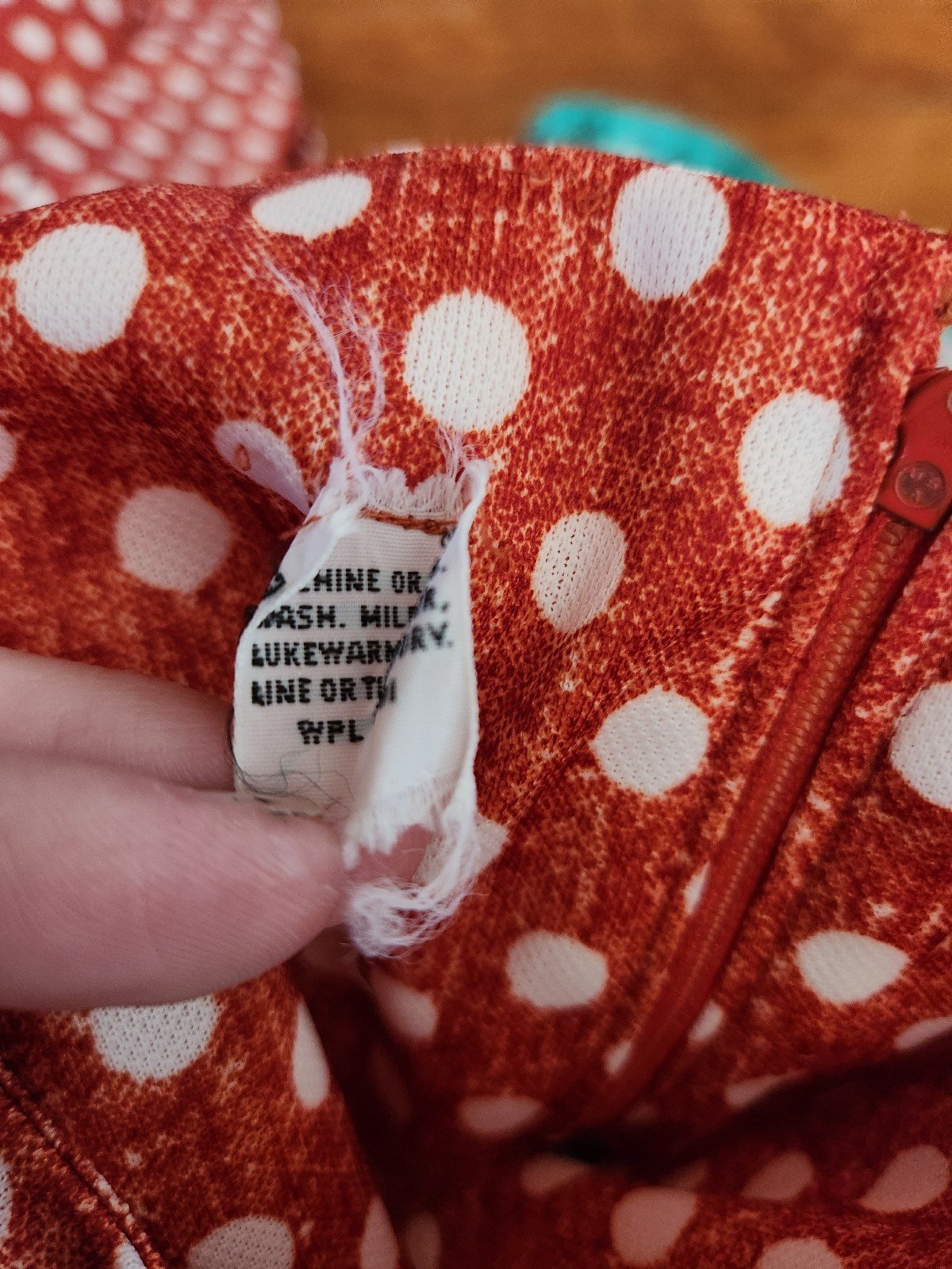 70s Red and White Polka Dot Dress