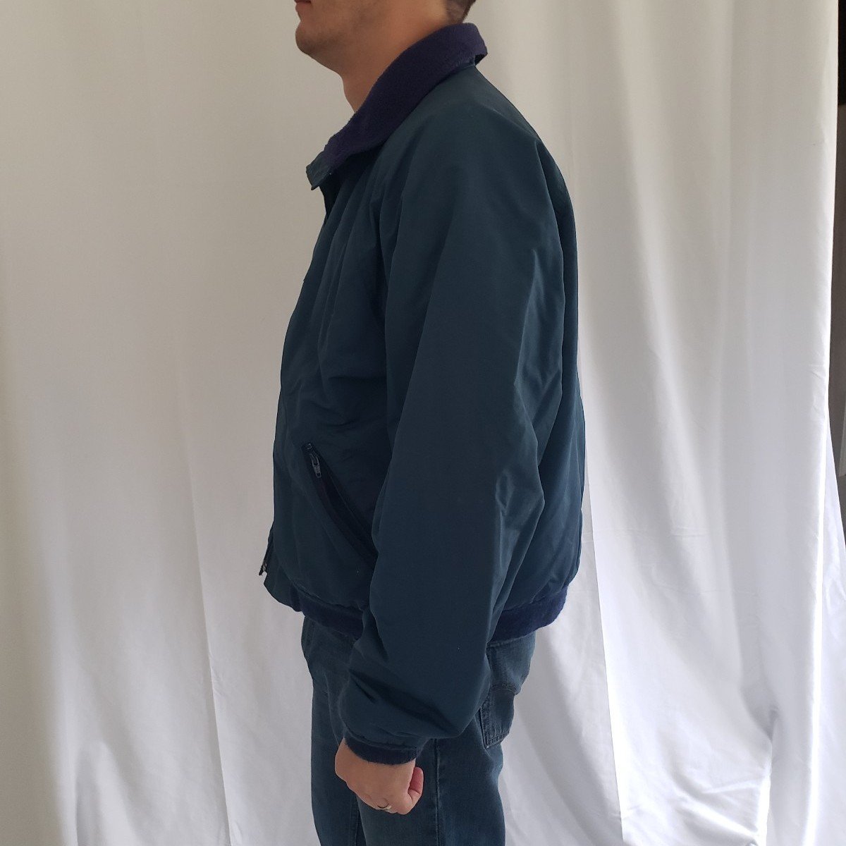 90s LL Bean Blue Jacket