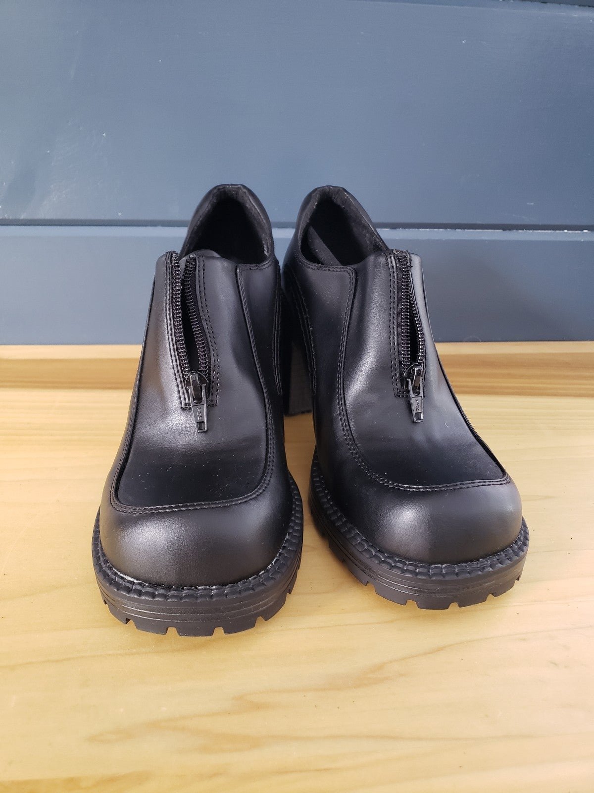 Y2K Fashion Bug Chunky Black Shoes in Box