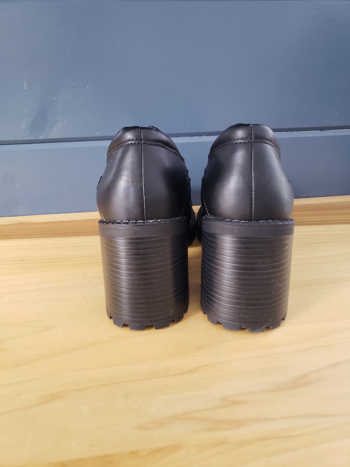 Y2K Fashion Bug Chunky Black Shoes in Box