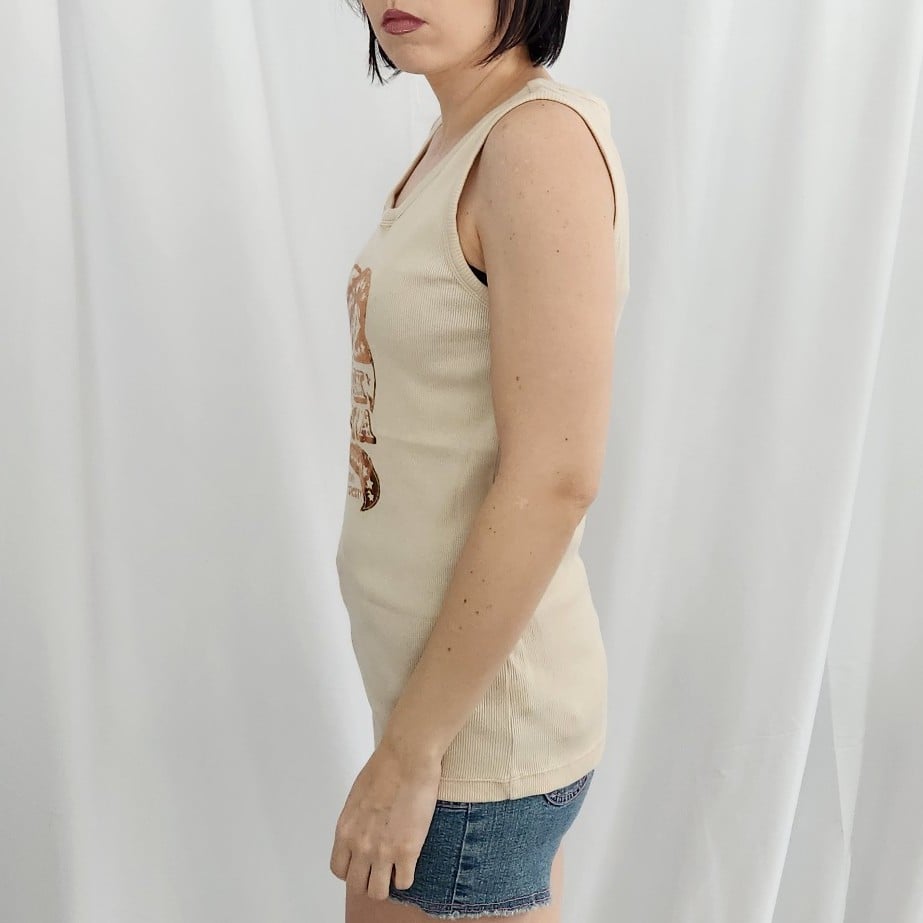 Y2K Rock Festival Theme Graphic Tank Top
