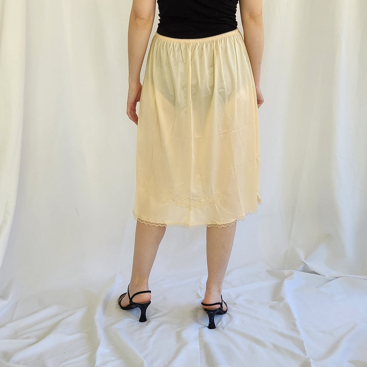 70s Nude Midi Slip