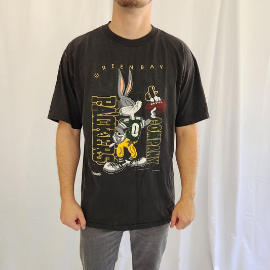 90s Bugs Bunny Green Bay Packers Tee