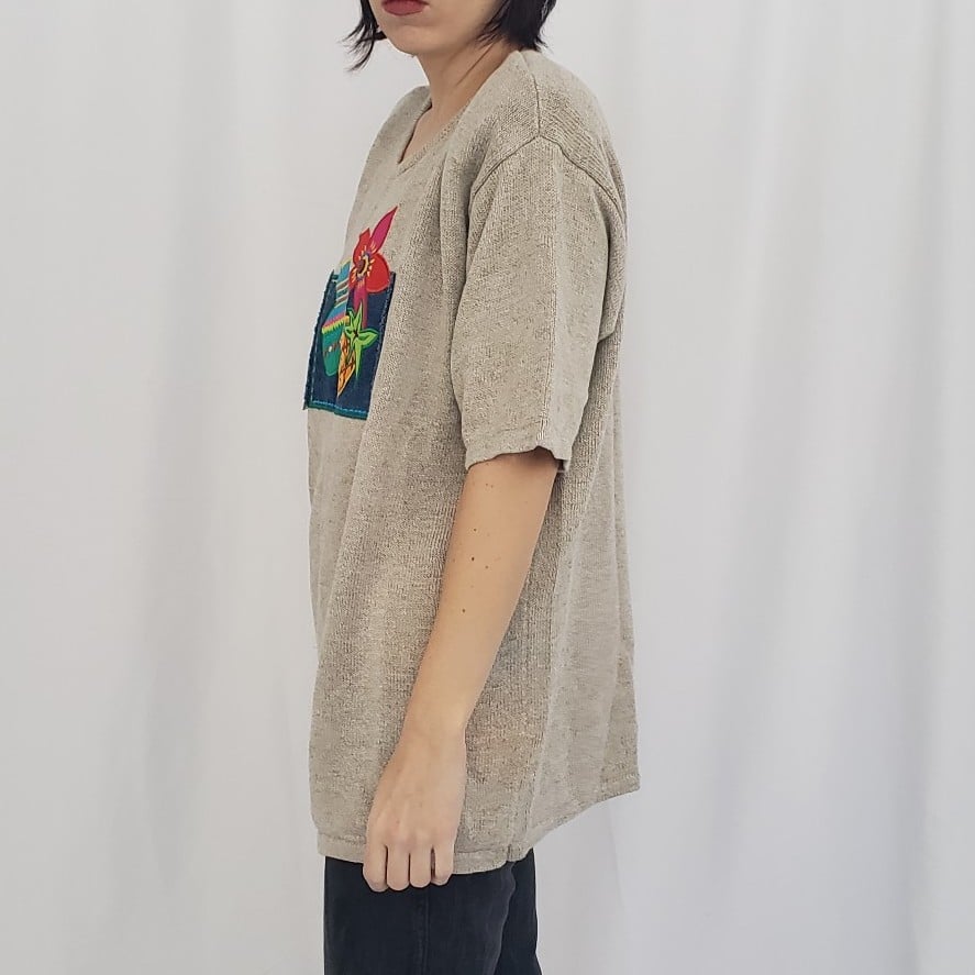 90s I.B. Diffusion Linen and Cotton Sweater