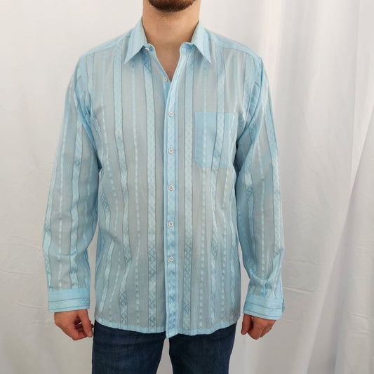 90s Blue Button Down