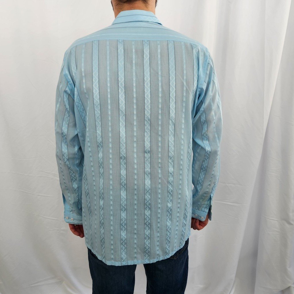 90s Blue Button Down