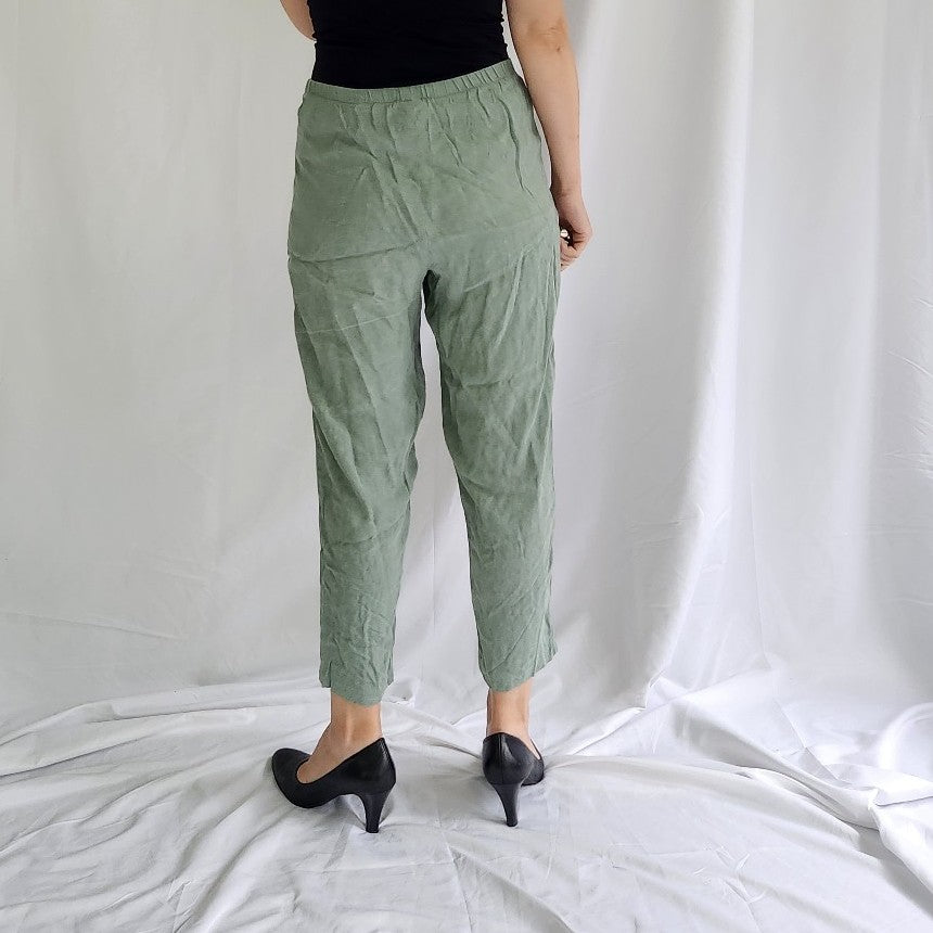 90s Green Top and Pants Set